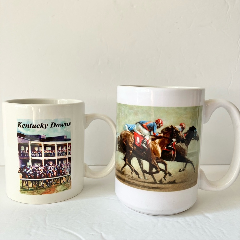Kentucky Downs Horse Racing Track &‎ Casino Coffee Mug Lot